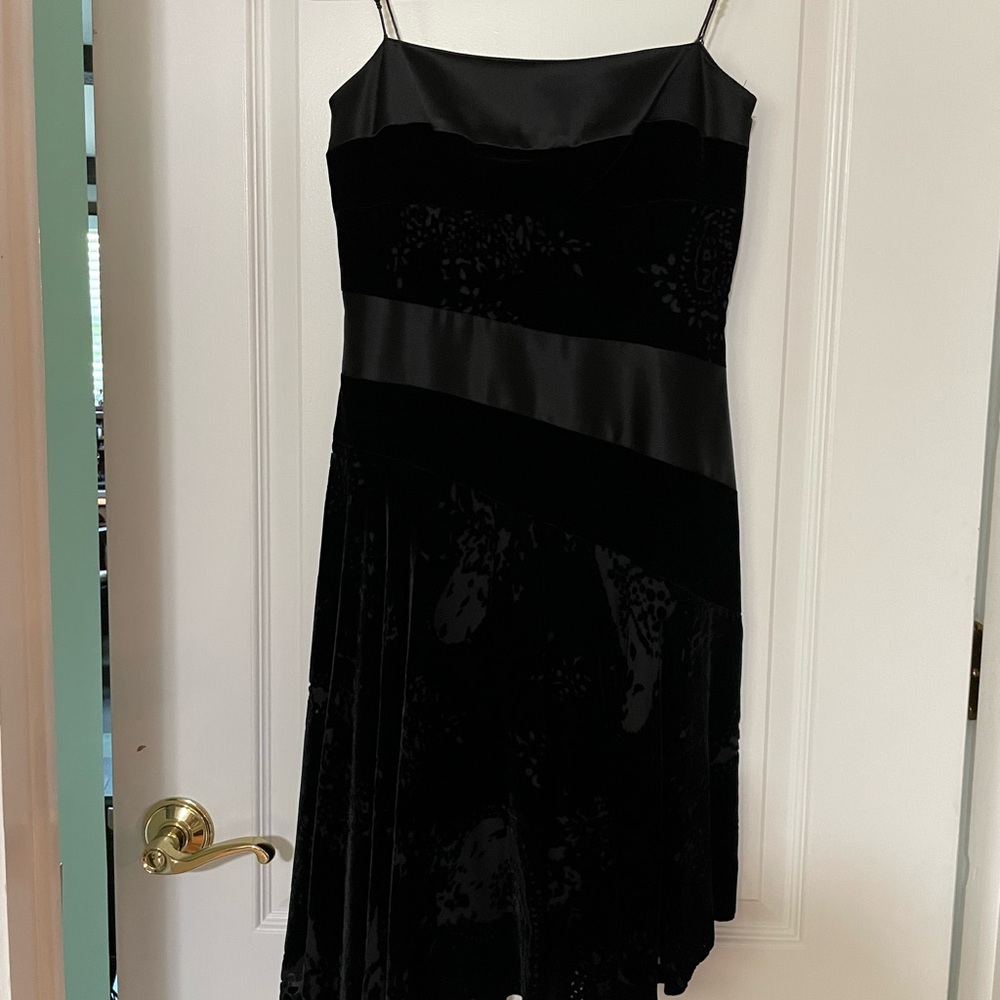 Elegant Black A.B.S Evening Dress